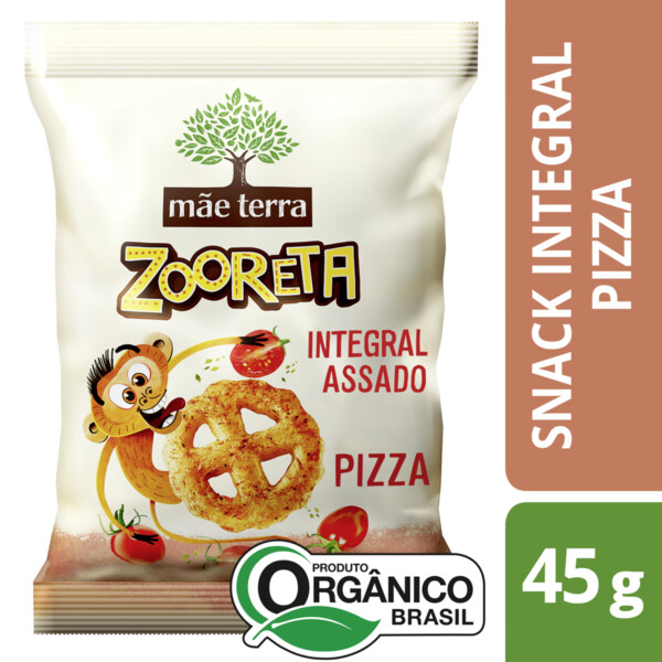 Salgadinho Zooreta Pizza Mãe Terra 45g