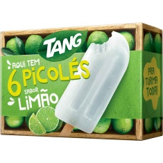 Pack de Picolé Sabor Limão Tang 330g 6un