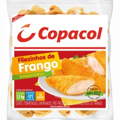 Filézinho de Frango Cozido e Temperado Copacol 1,5kg