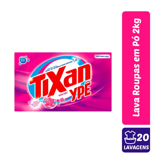 Lava Roupas em Pó Maciez Tixan Ypê 2Kg