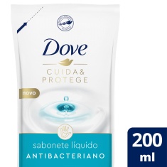 Sabonete Líquido Refil Protege e Cuida Dove 220ml
