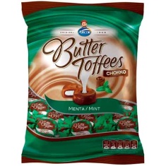 Bala Butter Toffees Chokko Menta Arcor 500g