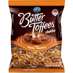 Bala Butter Toffees Chokko Trufa Arcor 500g