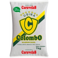 Açúcar Cristal Caravelas 1kg