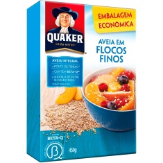 Aveia em Flocos Finos Quaker 450g