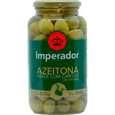 Azeitona Verde com Caroço Imperador 500g