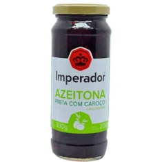 Azeitona Preta com Caroço Imperador 200g