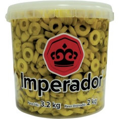 Azeitona Verde Fatiada Imperador 2Kg