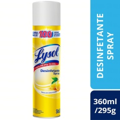 Desinfetante Aerossol Flores de Lima e Limão Lysol 354ml