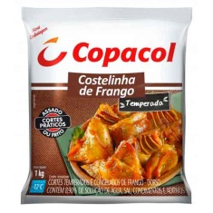 Costelinha de Frango Temperada Congelado Copacol 1Kg