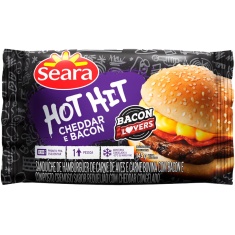 Sanduíche de Cheddar com Bacon Hot Hit Seara 145g