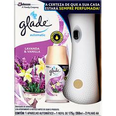 Aparelho e Odorizador de Ambiente Lavanda & Vanilla 3x1 Automatic Glade 269ml