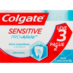 Creme Dental Original Sensitive Pro-Alívio Colgate Leve 3 Pague 2 50g