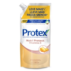Sabonete Líquido Antibacteriano para as Mãos Protex Nutri Protect Vitamina E 500ml