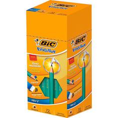Lápis Preto Sextavado Bic Evolution 72 un.