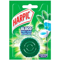 Bloco Sanitário para Caixa Acoplada Pinho Harpic 50g