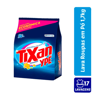 Lava Roupas em Pó Primavera Tixan Ypê 1,7kg