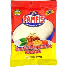 Queijo Parmesão Ralado Fino Pamfis 50g