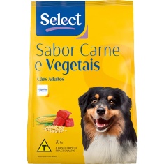 Alimento para Cães Select Carne e Vegetais 20kg