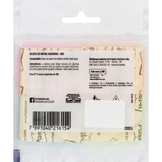 Bloco de Notas com Adesivo Post-it 50mm x 38mm 4 Unidades 200 Folhas