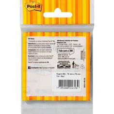 Bloco de Notas com Adesivo Azul Post-it 76mm x 76mm 45 Folhas