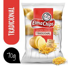 Batata Palha Extra Fina Na Mesa Elma Chips 70g
