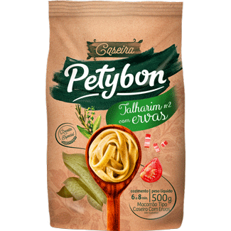 Macarrão Caseiro Talharim com Ervas Finas n2 Petybon 500g