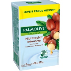 Sabonete em Barra Hidratação Intensiva Karite Palmolive 85g 8 Unidades