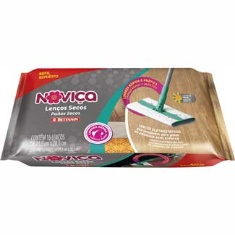 Refil Seco para Mop Noviça Wipes 16un.