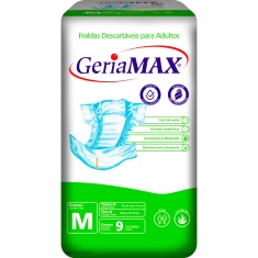 Fralda Geriátrica Geriamax M 9un.