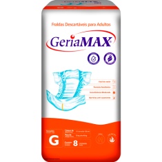 Fralda Geriátrica Geriamax G 8 un.