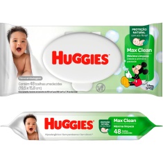 Lenço Umedecido Huggies Classic Flip Top 48un