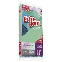 Esponja Diamond Esfrebom 3 un.