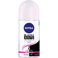 Desodorante Roll On Nivea Feminino Invisible Black & White 50ml