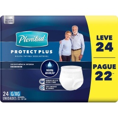 Fralda Geriátrica Plenitud Plus G/XG Leve 24 Pague 22