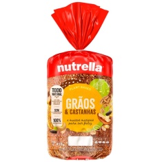 Pão de Forma Nutrella Grãos Castanhas 500g