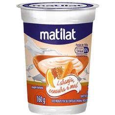 Iogurte de Laranja com Cenoura e Mel Matilat 160g