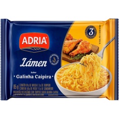 Macarrão Instantâneo Adria Galinha Caipira 85g