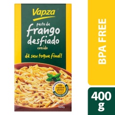 Peito de Frango Cozido Desfiado Vapza 400g