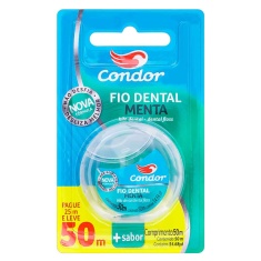 Fio Dental Menta Condor Leve 50m Pague 25m