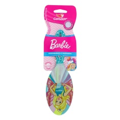 Escova para Cabelo Almofadada Oval Barbie Condor