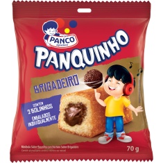 Bolinho Recheado Sabor Brigadeiro Panquinho Panco 70g