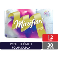 Papel Higiênico Mirafiori Folha Dupla 12X30m
