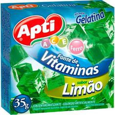Gelatina em Pó Sabor Limão Apti 35g
