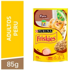 Alimento para Gatos Peru ao Molho Purina Friskies 85g