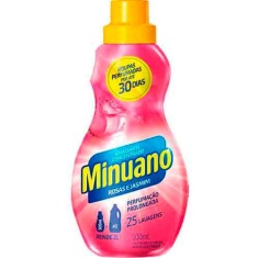 Amaciante Concentrado Rosa e Jasmim Minuano 500ml