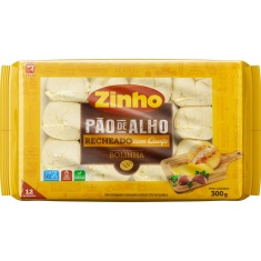 Pão de Alho Bolinha Recheio Queijo Zinho 300g