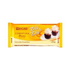 Cobertura de Chocolate Branco Dia a Dia Sicao 1,01kg