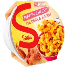 Mac n Cheese Cheddar & Bacon Sadia 350g