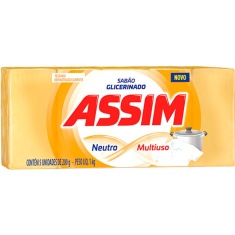 Sabão em Barra Neutro Assim 1kg